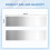 Rectangular Kicking Plate Stainless Steel Door Finger Push Plate 3