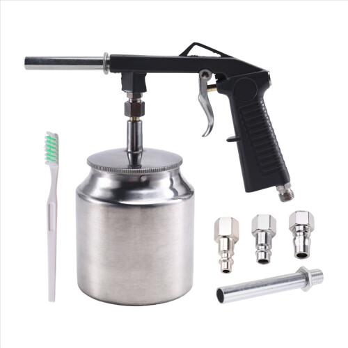 750ml Sandlasting Tool 1/4inch Pneumatic Portable Sandblasting Sand Blasting Machine for Removing Rust 2