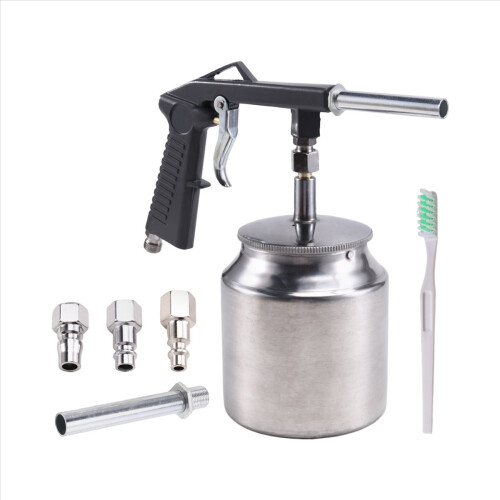 750ml Sandlasting Tool 1/4inch Pneumatic Portable Sandblasting Sand Blasting Machine for Removing Rust 1