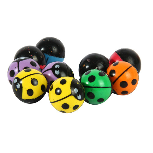 20 Pièces Balles Rigolotes Coccinelle Élastiques Pour Bébé Tout-Petits