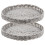 2Stk Mini Gewebtes Tablett Brot Korb Kleine Hausaccessoires 1