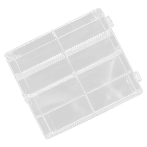 2 Unidades Caja Transparente Plástico Para Exposición