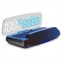 C7B Car OBD HUD Head Up Display Tachimetro con Voltmetro Bussola Temperatura Acqua Proiettore Navigazione Supporto per Smartphone
