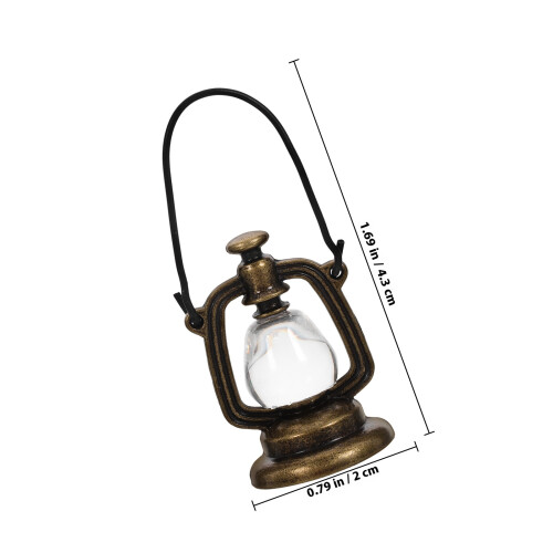 Dollhouse Hars Kerosinelamp Miniature Onbruikbare Lamp 1