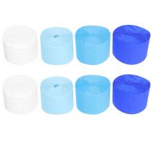 8Stk Krepppapier Band Papierrolle Partygirlande