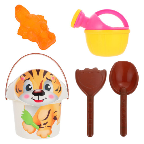 1 Set Kinder Strand Speelgoed Met Eimer En Dierenmallen