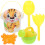 1 Set Kinder Strand Speelgoed Met Eimer En Dierenmallen 6