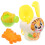 1 Set Kinder Strand Speelgoed Met Eimer En Dierenmallen 8
