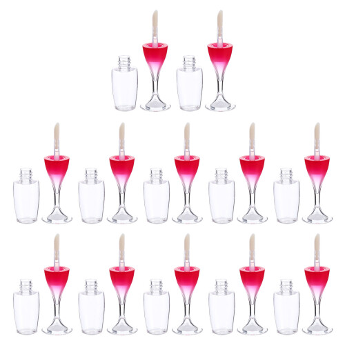 12 pièces tubes pour rouge à forme verre à vin, réutilisables 2