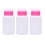 3Pcs 150Ml Lockable Nail Polish Remover Bottle Plastic Pump Dispenser 2