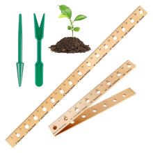Plant Ruler Plant Ruler and Dibber Foldable Planter for the Garden Plant Ruler Plant Sticks Garden Tools Plant Ruler Set for Raised Bed Outdoor