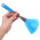 Stylish Blue Pp Keyboard Brush Portable Lightweight Reliable 6