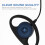1Pc Black Intercom Headset PU Material Earpiece 9