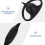 1Pc Black Intercom Headset PU Material Earpiece 8