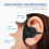 1Pc Black Intercom Headset PU Material Earpiece 10