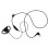 1Pc Black Intercom Headset PU Material Earpiece 4