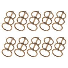 10Pcs Loose Leaf Binder Rings For Scrapbooking And Book Clips