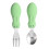 1 Set Couverts Bébé Apprentissage Fourchette Courte 1