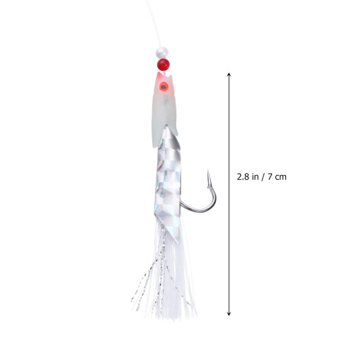 6pcs Fish Lure Fish Fishing Bait Fish Bait Bionic Bait Hook 1
