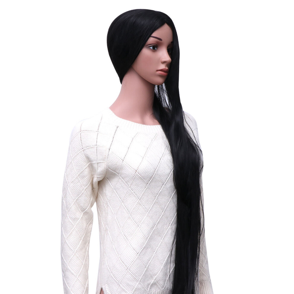Aboofan Black Straight Hair Wig For Women Lace Synthetic Hair Accessory