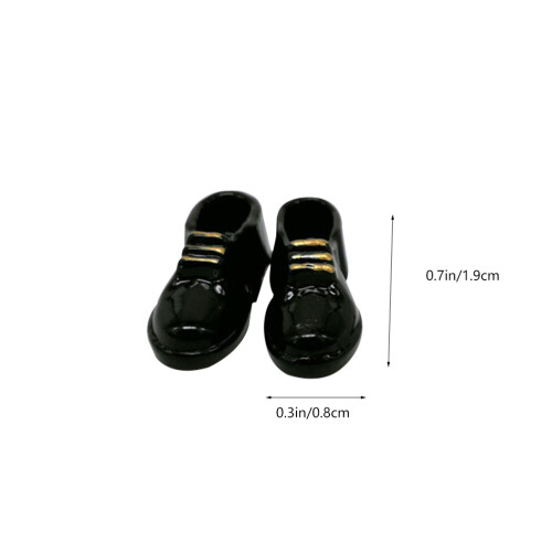 2 Pairs Mini Shoes Model For Mini House Accessories 1