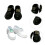 2 Pairs Mini Shoes Model For Mini House Accessories 4