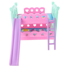 Doll Bunk Bed Miniature Meubels Scene Prop Kinderen Spelen