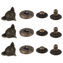 10Sets Vintage Stijl Koffie Knopen Voor DIY Kleding En Accessoires