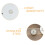 12Pcs Stainless Steel Whistle Chip Replacement For Kettle Lid 8