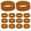 1 Set Of Rubber Bands High-Elastic Rings 11