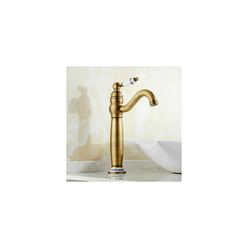 Sleek Design Faucet For Modern Bathrooms, Solid Brass Construction Ensuring Rust-Resistance, Hot & Cold Water Mixing With Ceramic Valve Technology 9061222312136