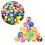 25Pcs 32Mm Rubber Elastic Bouncing Balls For Kids (Mixed Colors) 8