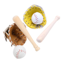 2 Sets Mini Baseball And Softball Model For Kids Realistic Toy