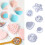 12Pièces Moules Aluminium Transparent 3D Pour Bains DIY Durable 6