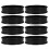 8pcs Black Stainless Steel Pastry Baking Molds Round Shape 7