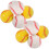 20Pcs Bounce Balls Baseball Pattern Bouncy Jumping Balls 4