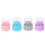 4Pcs Portable Contacts Lens Cleaning Cases PP Material Assorted Colors 5