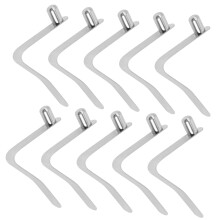 VShaped Spring Snap Clip Buckle, 10Pcs, For Tent Poles, Compressed Shrapnel Clips, Elastic Tension Fasteners