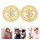 2Pcs Us Symbol Turntable Gyro Decor Diy Part 4