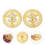 2Pcs Us Symbol Turntable Gyro Decor Diy Part 3