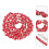 Rhinestone Shoe Chain Red Crystal 1pcs 2