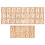 2 Ensembles De Lettres Chiffres En Non Peints 2