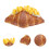 Fake Pu Bread Artificial Croissant Model For Kitchen Photography 5