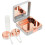 One Set Travel Case With Mirror And Tools For Women 11