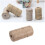 3 Pcs 2mm 100g Yellow Cylindrical Hemp Braided Rope 1
