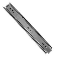 1 Set Cabinet Drawer Slide 3 Section Stainless Steel Rail