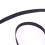 Strong Elastic Bands Black 1 Roll 63x0.6in 10