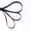 Strong Elastic Bands Black 1 Roll 63x0.6in 6