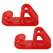 2Pcs Car Wheel Rim Display Hooks Heavy Duty Metal Nonslip Vinyl Coated