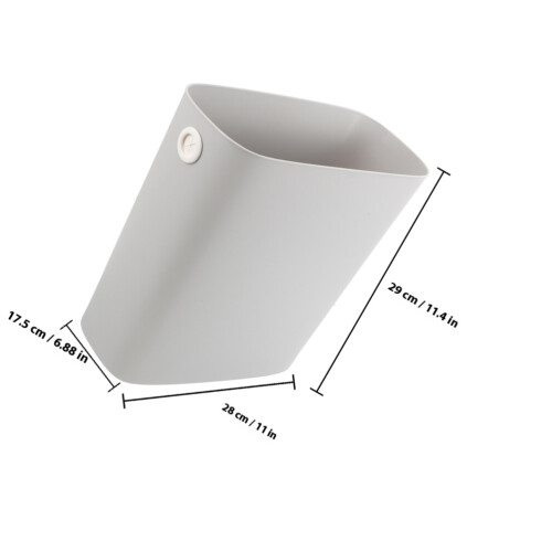 Trash Can Large Capacity Multi-Use Simple Style Garbage Bin 1